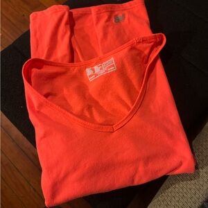 New Balance Women's Tee in Vivid Coral size m